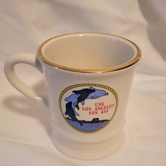 Vintage USS Los Angeles (SSN-688) Navy Mug with "Lo's" Name On it. - Picture 7 of 7